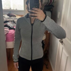 Nike Women's Gray Zip-Up Hoodie